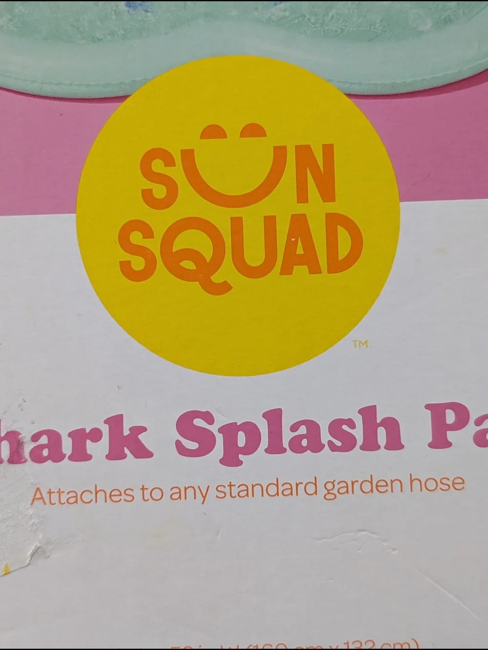 Sun Squad Shark Splash Pad for Kids - Blue